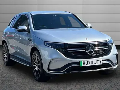 Usado Mercedes EQC400 AMG line 300 kW (408 HP) 2020 Prateado SUV