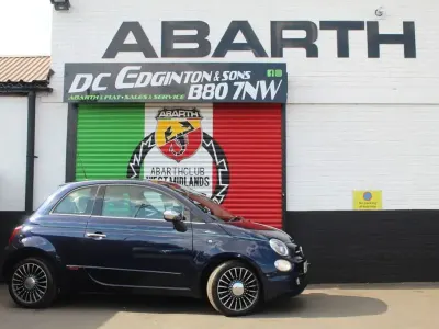 Used Fiat 500 Riva 85 HP (62 kW) 2017 Blue Hatchback