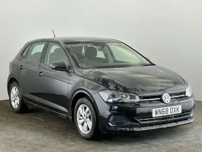 Used VW Polo SE 95 HP (69 kW) 2018 Black Hatchback