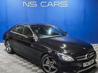 Black Used 2017 Mercedes C220 AMG line Sedan | £10,999 (Fair price)