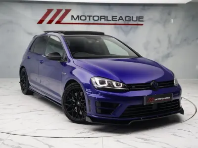 Used VW Golf VII R 295 HP (216 kW) 2014 Blue Hatchback
