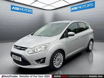 Used Ford C-MAX Titanium 125 HP (91 kW) 2015 Silver MPV