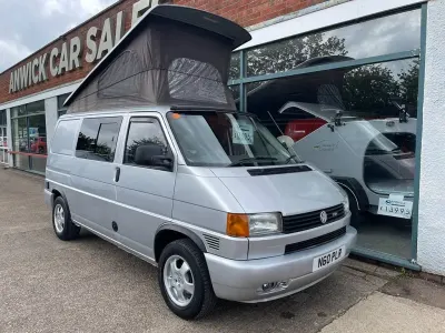 Used VW T4 68 HP (50 kW) 1997 Silver Van