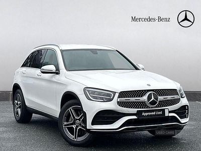 Used Mercedes GLC220 AMG line 2021 White Estate