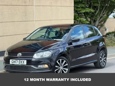 Used VW Polo Edition 90 HP (66 kW) 2017 Black Hatchback