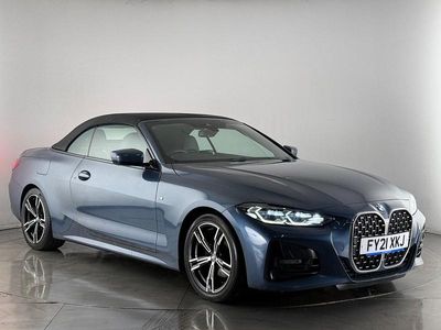 Used BMW 420 M Sport 190 HP (139 kW) 2021 Blue Cabriolet