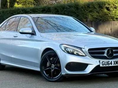 Used Mercedes C220 AMG line 2014 Silver Sedan