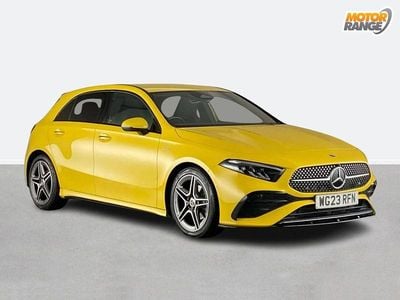 Used Mercedes A200 Executive 150 HP (110 kW) 2023 Yellow Hatchback