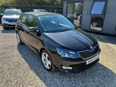 Used Skoda Fabia SE L 95 HP (69 kW) 2018 Black Hatchback