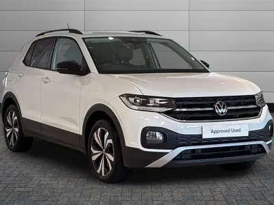 Used VW T-Cross Black Edition 110 HP (80 kW) 2023 White SUV