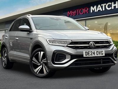Silver Used 2024 VW T-Roc R-line SUV | £23,650 (Good price)