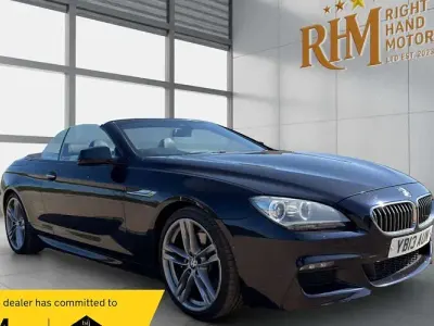 Used BMW 640 Cabriolet M Sport 313 HP (230 kW) 2013 Black Cabriolet