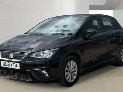 Begagnad Seat Ibiza SE 2018 Svart Halvkombi