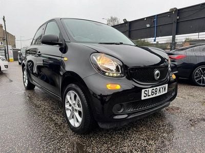 Used Smart ForFour Passion 71 HP (52 kW) 2018 Black Hatchback
