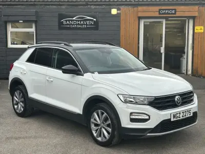 Used VW T-Roc Design 115 HP (84 kW) 2019 White SUV