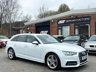 Begagnad Audi A4 S-Line 190 HK (139 kW) 2017 Vit Kombi