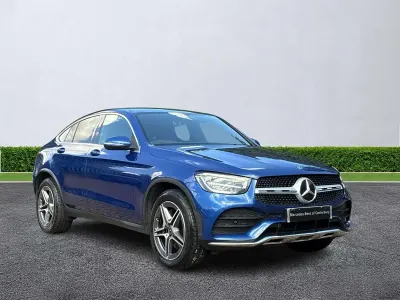 Used Mercedes GLC300 AMG line 258 HP (189 kW) 2023 Blue SUV