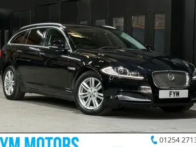 Used Jaguar XF Sportbrake Luxury 200 HP (147 kW) 2013 Black Estate