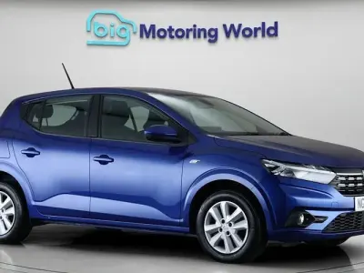 Used Dacia Sandero Comfort 91 HP (66 kW) 2022 Blue Hatchback
