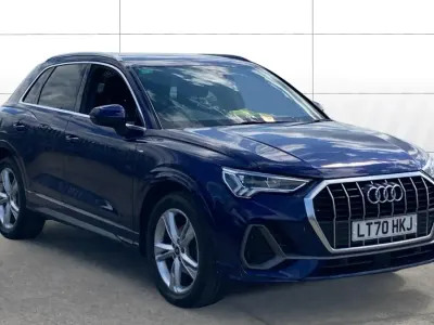 Używany Audi Q3 S-Line 150 KM (110 kW) 2021 Niebieski SUV