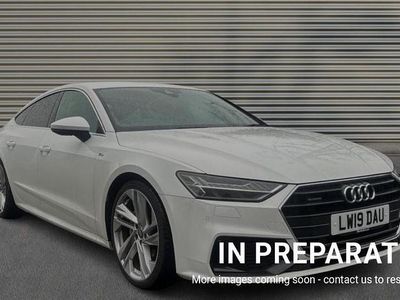 Used Audi A7 S-Line 245 HP (180 kW) 2019 White Sedan