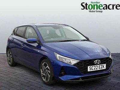 Used Hyundai i20 Premium 100 HP (73 kW) 2022 Blue Hatchback