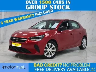 Second-hand Vauxhall Corsa Design Edition 75 CP (55 kW) 2022 Roșu Hatchback