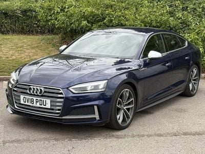 Blue Used 2018 Audi S5 Sportback Design Hatchback | £20,900 (Fair price)