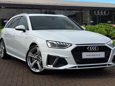 Used Audi A4 S-Line 204 HP (150 kW) 2023 White Estate