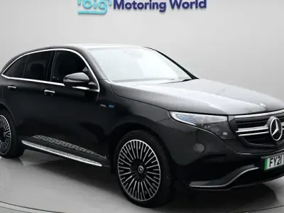 Used Mercedes EQC400 AMG line 300 kW (408 HP) 2021 Black SUV