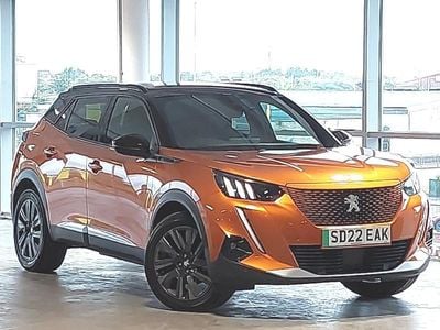 Orange Used 2022 Peugeot e-2008 Premium SUV | £14,998 (Fair price)