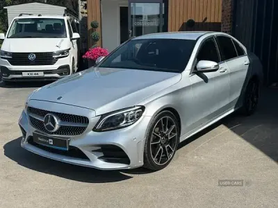 Used Mercedes C220 AMG Line Premium 194 HP (142 kW) 2020 Silver Sedan