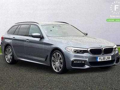 Blue Used 2018 BMW 520 M Sport Estate | £17,499 (Fair price)
