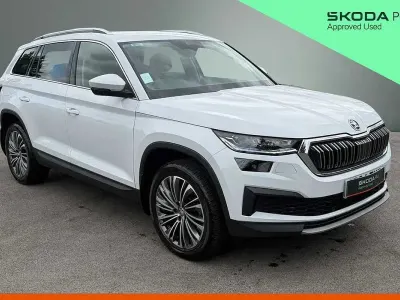 Used Skoda Kodiaq SE L Executive 110 HP (80 kW) 2024 White SUV