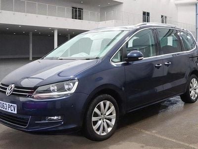 Used VW Sharan SEL 2013 Blue MPV