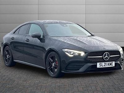 Cosmos black Used 2021 Mercedes CLA250 AMG line Sedan | £19,490 (A bit pricey)