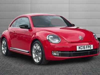 Used VW Beetle Sportline 220 HP (161 kW) 2015 Tornado red Hatchback