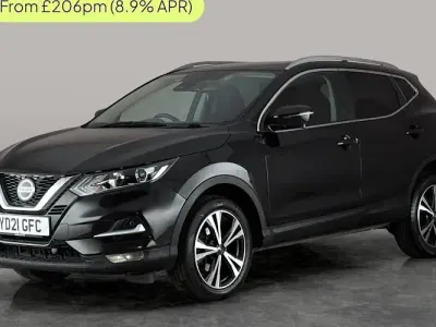 Used Nissan Qashqai N-Connecta 158 HP (116 kW) 2021 Black SUV
