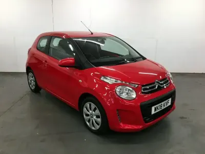 Used Citroën C1 Feel 68 HP (50 kW) 2018 Red Hatchback