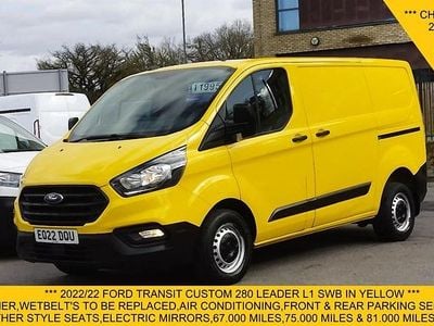 Used Ford Transit Custom Style 105 HP (77 kW) 2022 Yellow Van