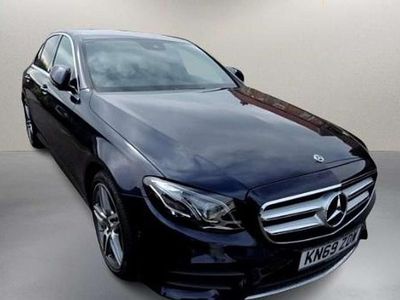 Used Mercedes E220 AMG line 194 HP (142 kW) 2019 Blue Sedan