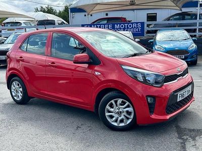 Red Used 2017 Kia Picanto Hatchback | £5,618 (Fair price)