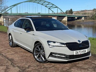 Used Skoda Superb SportlinePlus 190 HP (139 kW) 2023 Grey Hatchback