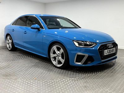Blue Used 2020 Audi A4 S-Line Sedan | £18,495 (Fair price)