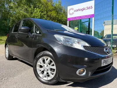 Used Nissan Note Acenta Premium 80 HP (58 kW) 2015 Black Hatchback