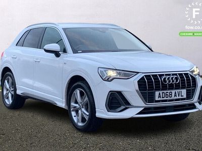 used Audi Q3 DIESEL ESTATE 35 TDI S Line 5dr S Tronic [Power opening/closing tailgate, lane departure warning, smartphone interface,Bluetooth interface,Electrically adjustable and heated door mirrors]
