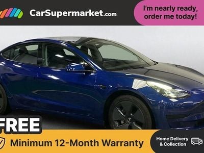Used Tesla Model 3 Standard Range 208 kW (283 HP) 2021 Blue Sedan