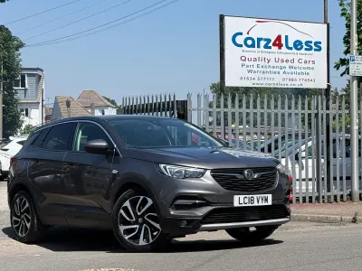 Used Vauxhall Grandland X Elite 130 HP (95 kW) 2018 Grey SUV