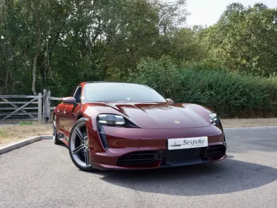 Used Porsche Taycan 500 kW (680 HP) 2022 Red Sedan
