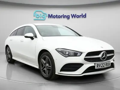 Used Mercedes CLA250e Shooting Brake AMG line 2022 White Estate